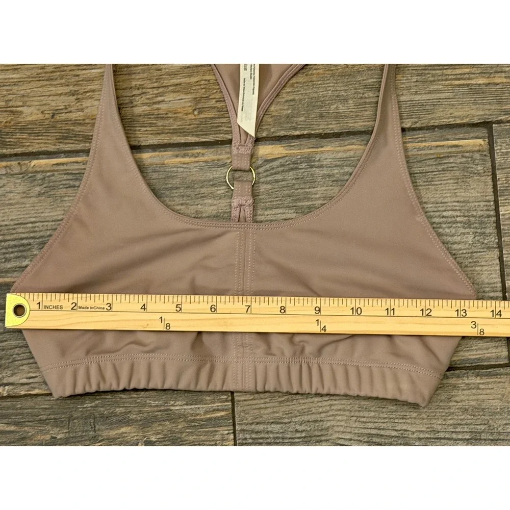 FP Movement Free People Mauve Racerback O-Ring Sports Bra Small Gym Yoga Casual‎